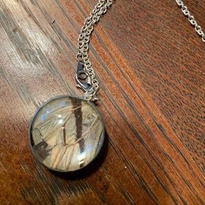 CLEARANCE Butterfly necklace back/front pics